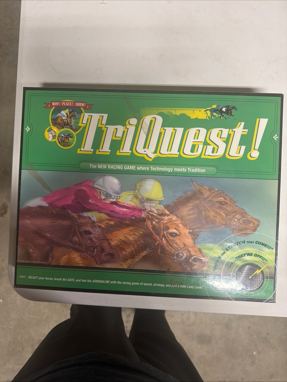 Horse Racing Board Game - Green Edition new in plastic